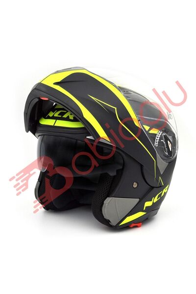 NCR Çene Açılır Kask - Vizörlü Ece Belgeli 13007