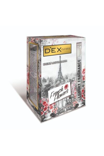 Dex صابون كريمي بالزهور الفرنسية 4x100 جرام