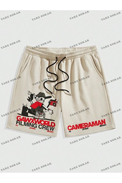 perseusshopping Y2K شورت صيفي للجنسين برمودا هاراجوكا أنيمي ريترو KOD-11470