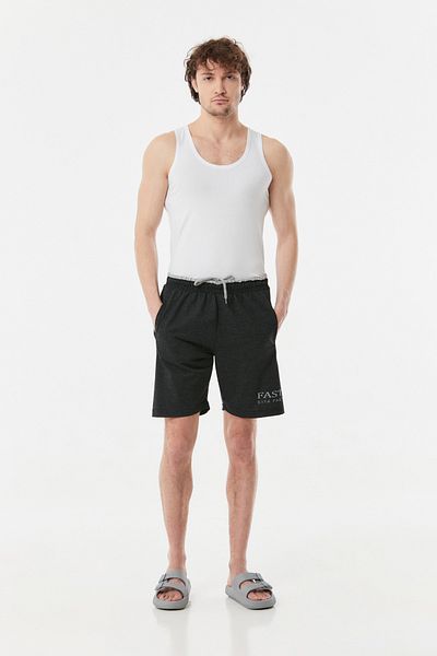 Fulla Moda Σορτς με στάμπα μέσης με κορδόνια