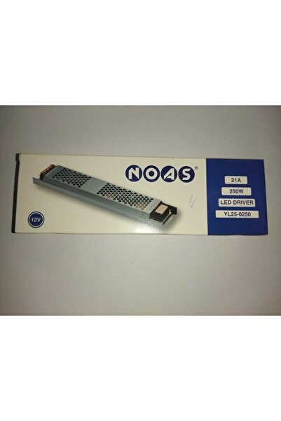SAKİN ENERJİ Noas 21A Slim Led Trafosu 12V 250W YL25-0250