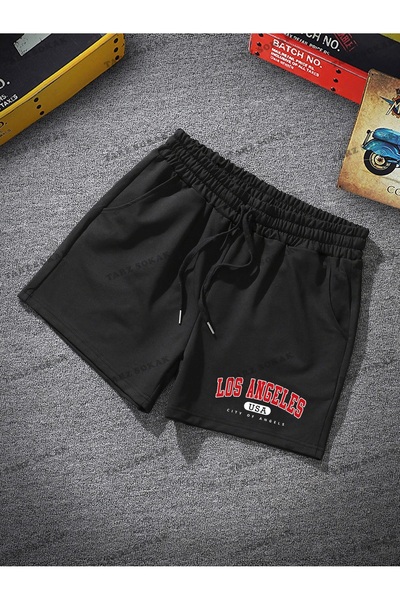Kalic Studio Pantaloni scurti de vară retro Harajuka Anime Bermude - Unisex Y...