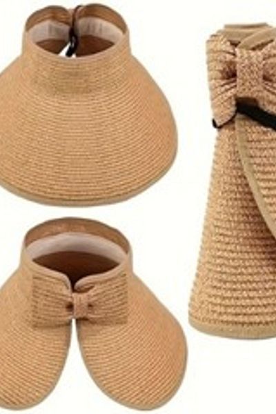 Marina Шапка Camel със сламена козирка - модел 14624