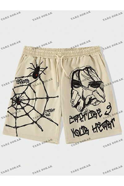 Kalic Studio Pantaloni scurți de vară unisex Y2K Bermude Harajuka Anime Retro...