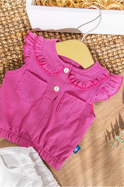 Babymod Laced Frilly Summer 2-Piece Baby Girl Set