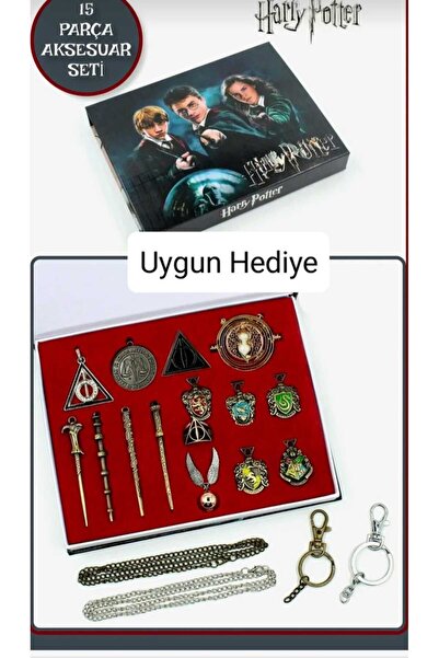 seyuse Harry Potter Figured Metal Keychain Ring Set - Various Accessory