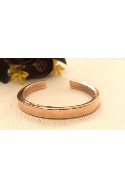 KAVELE Pure Copper Bracelet - 100% Handmade, 40-50Gr, 18.5 cm and 21 cm Length for Healing