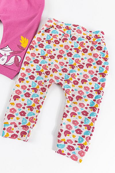 Babymod Koala Figured 2-Piece Baby Girl Single Bottom Pants Set