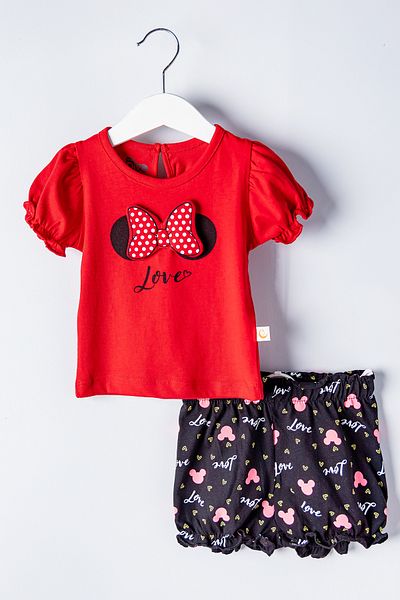 Babymod Baby Girl Set Figured Baby Girl Summer Set