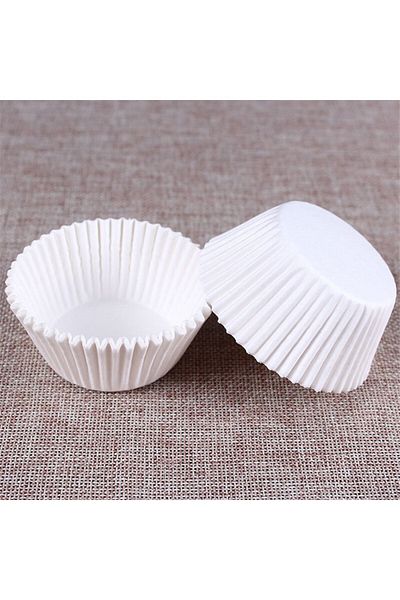 EFE PASTACILIK Mini Chocolate And Cake Paper 1000 Capsules White