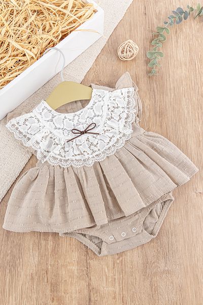 Babymod Laced Bow Summer Baby Girl Dress Baby Jumpsuit