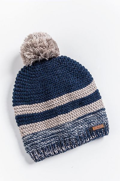 Babymod Striped Pompom 9-15 Years Old Boy Beret