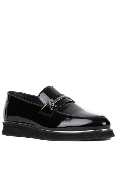LUCIANO BELLINI John May Black Patent Leather - KA-E2301 Ανδρικά παπούτσια Oxford