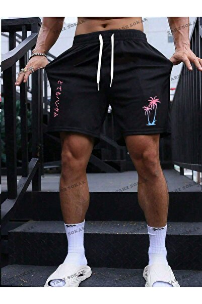 perseusshopping Y2K Unisex Harajuka Anime ρετρό καλοκαιρινό σορτς - KOD-11454