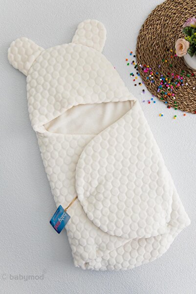 Babymod Embossed Velboa Baby Swaddle