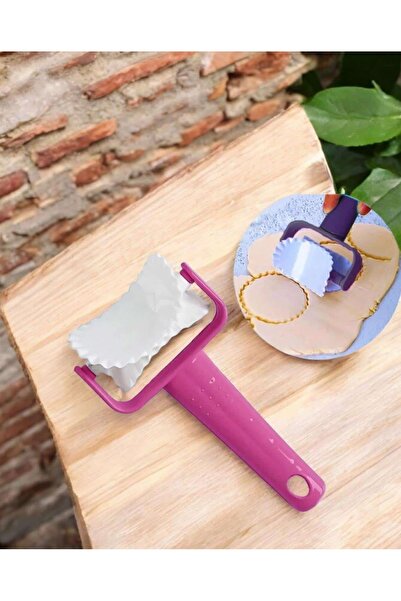 ÇEÇEN HOME (2 Pieces) Circle Serrated Dough Cutter - Roulette Cookie Biscuit ...