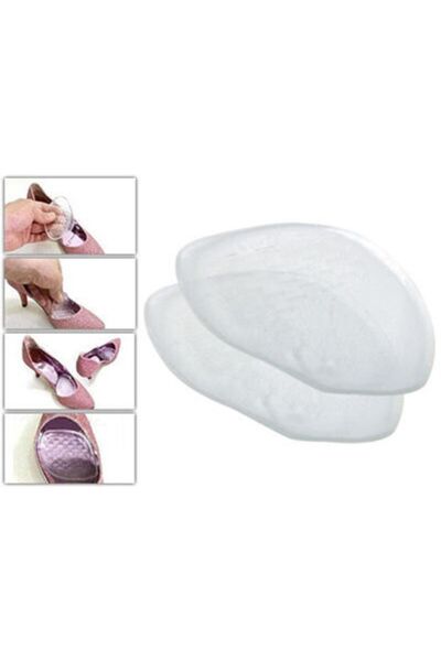 CMT Topuklu Ayakkabı Kayma Önleyici Kaymaz Tabanlık Şeffaf 1 Çift Ayakkabı Iç...