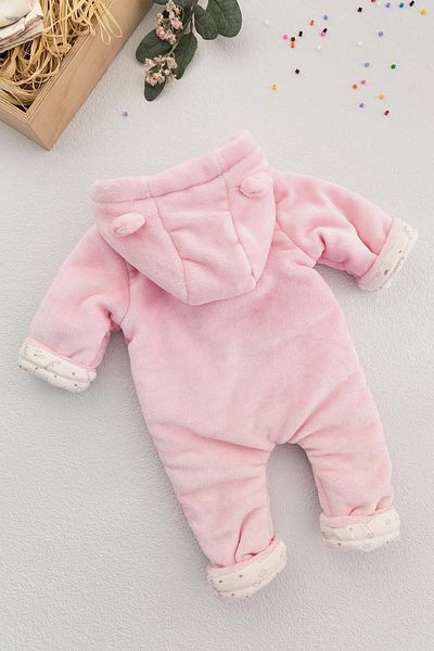 Babymod Welsoft Plush Astronaut Baby Girl Jumpsuit with Teddy Bear Figure