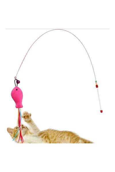 CMT Plush Cat Game Fishing Rod 90 cm
