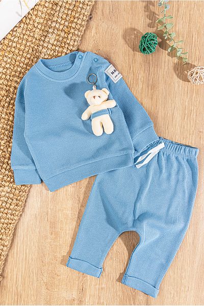 Babymod 2-Piece Baby Boy Set with Teddy Bear