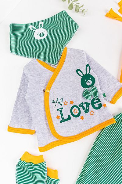 Babymod 5 Piece Baby Hospital Output Baby Set with Rabbit Figure