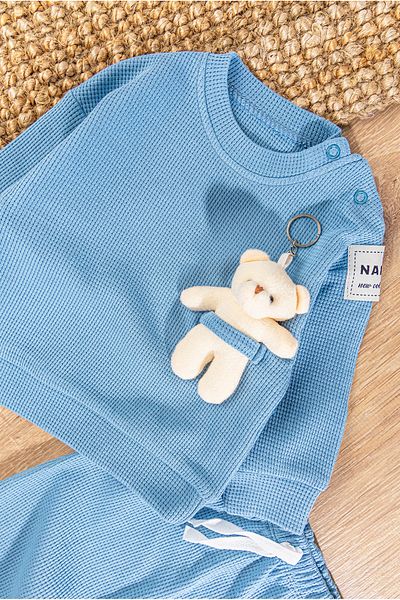 Babymod 2-Piece Baby Boy Set with Teddy Bear