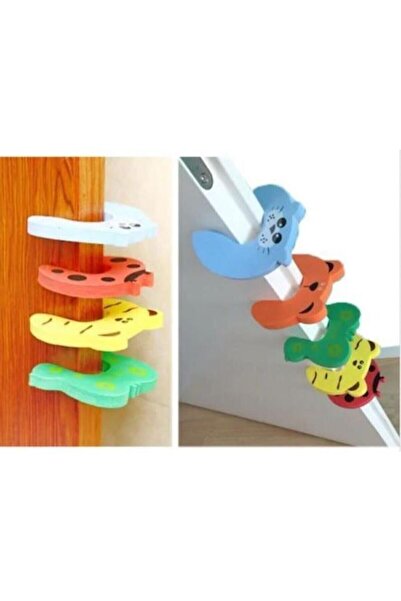 CMT Çocuk Resimli Koruyucu Kapı Stoperi Çarpma Önleyici 4 Lü Set