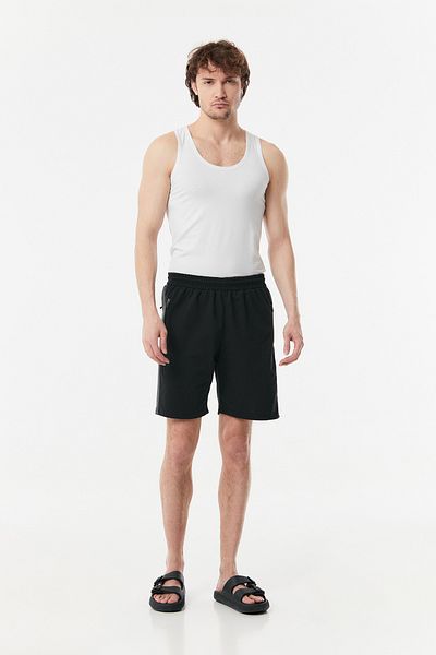 Fulla Moda Printed Pockets Zippered Shorts