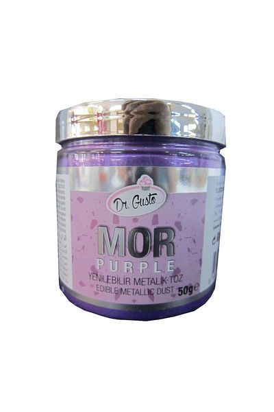 Dr. Gusto Edible Metallic Purple Food Glitter 50 g