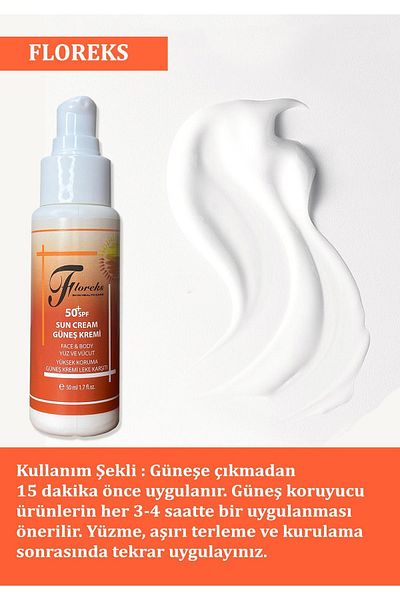 FLOREKS SPF 50 Sunscreen Blemish - Face and Body 50 ml