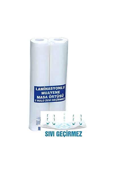 SOFTEKS Laminasyonlu Tek Kullanımlık Muayene Masa Sedye Örtüsü - Sıvı Geçirme...