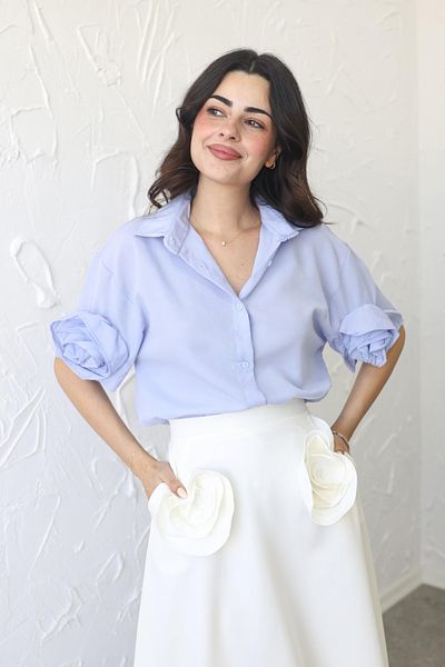 Poliyance Light Blue Lilac Shirt
