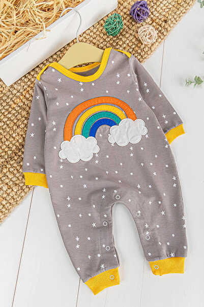 Babymod Gökkuşağı Desenli Kız/erkek Bebek Tulum