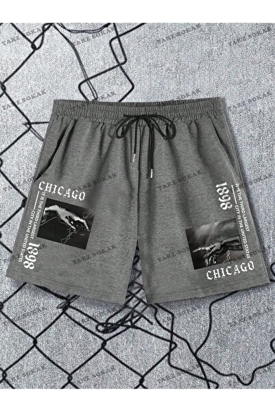 Kalic Studio Pantaloni scurți de vară retro unisex Harajuka Anime Y2K - KOD-1...