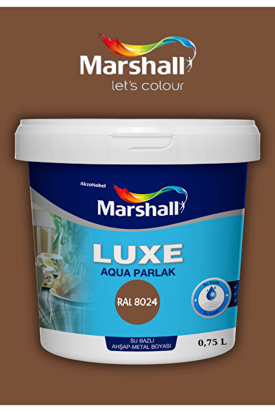 Marshall Luxe Aqua Parlak Su Bazlı Akrilik Dekoratif Dönüşüm Boyası 0,75 Litr...