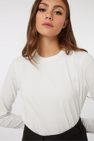 Ardene Basic Long Sleeve Crew Neck Tee