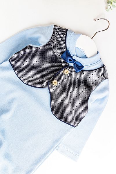 Babymod Baby Boy Jumpsuit with Vest and Bow Tie