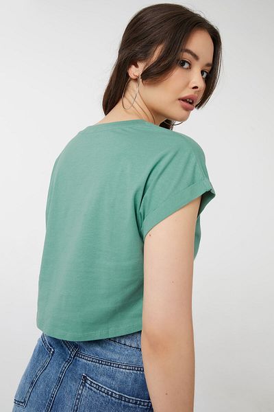 Ardene Tie-Front Cotton Tee