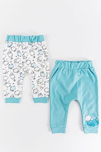 Babymod Cat Figured 2-Piece Baby Girl/Boy Single Bottom Pants Set