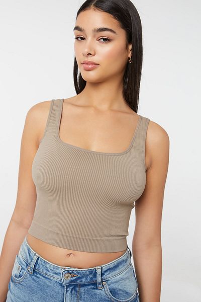 Ardene Seamless Square Neck Tank
