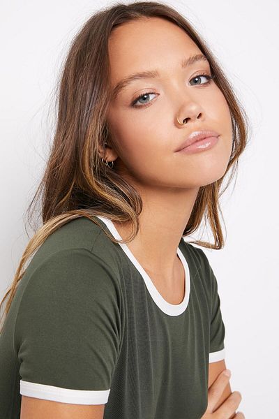 Ardene Short Sleeve Ringer Tee