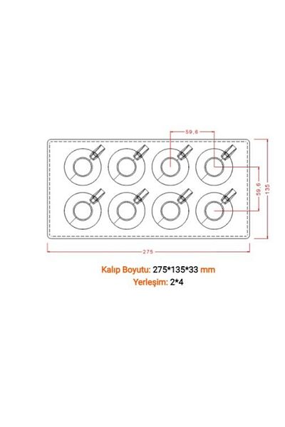 Pasta No:13 Cup Shaped Chocolate Mold