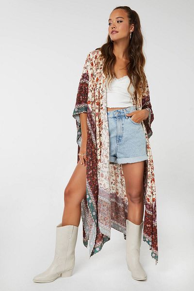 Ardene Long Floral Kimono