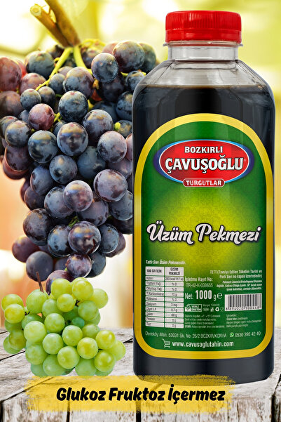 Bozkırlı Çavuşoğlu Çavuşoğlu Üzüm Pekmezi 1000g X 2