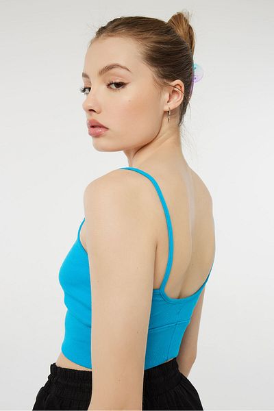 Ardene Ribbed Ultra Crop Tank Top