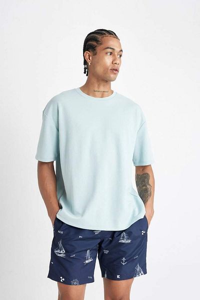 DeFacto Gemusterte Regular Fit Badeshorts - M8344az