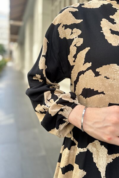 Gizce Black Mayi Dress