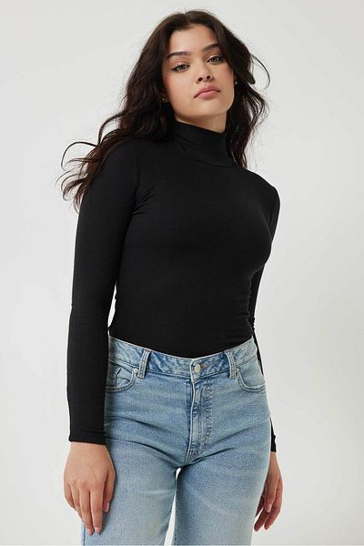 Ardene Long Sleeve Turtleneck Top