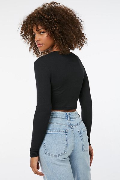 Ardene Ultra-Cropped Top with Cutouts