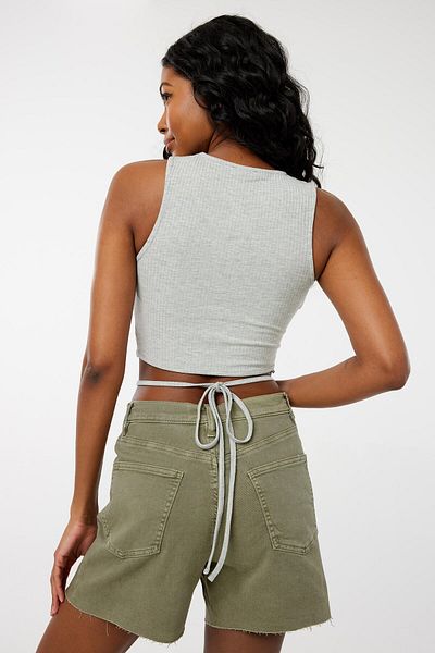 Ardene Tie-Waist Bustier Tank